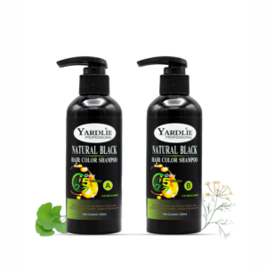 Yardlie Professional Hair Dye Shampoo Mixing Paste-Natural Black 460ml