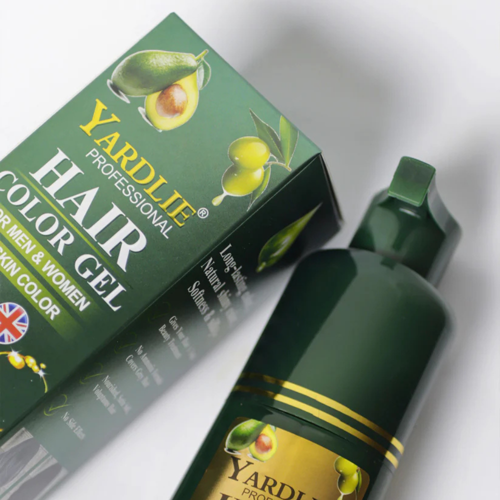 Yardlie Natural Black Hair Color Gel – 200ml (UK-Based Formula)