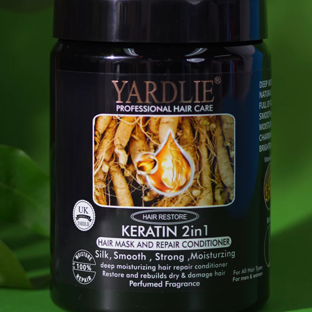 Yardlie Ginseng 2 in 1 Hair Mask - Protein Formula - Image 2