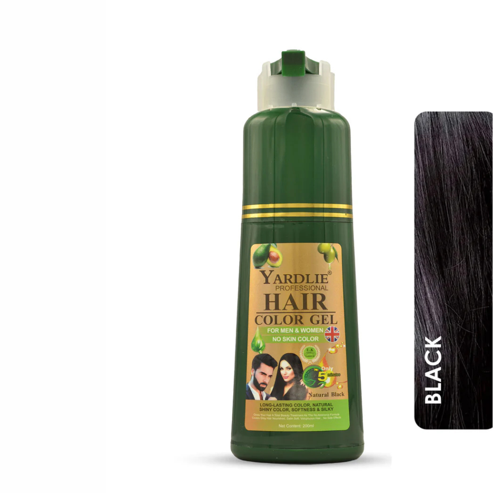 Yardlie Natural Black Hair Color Gel – 200ml (UK-Based Formula) - Image 2