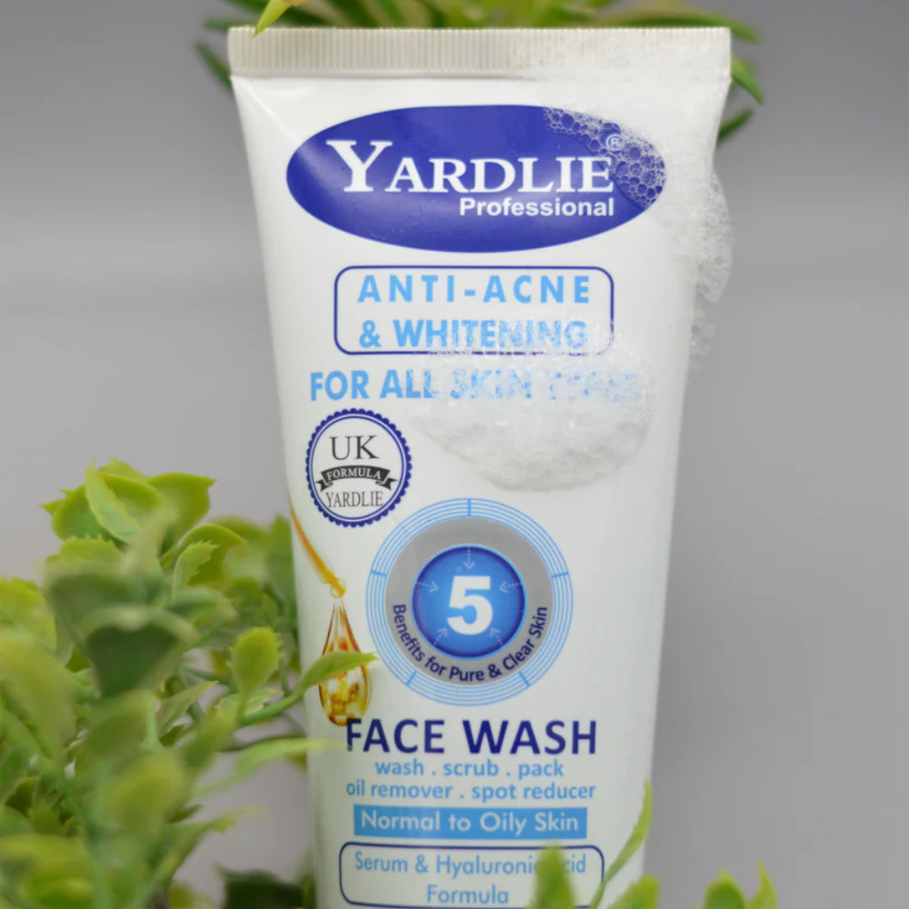 Yardlie Professional Anti Acne & Whitening Face Wash 120ml - Image 3