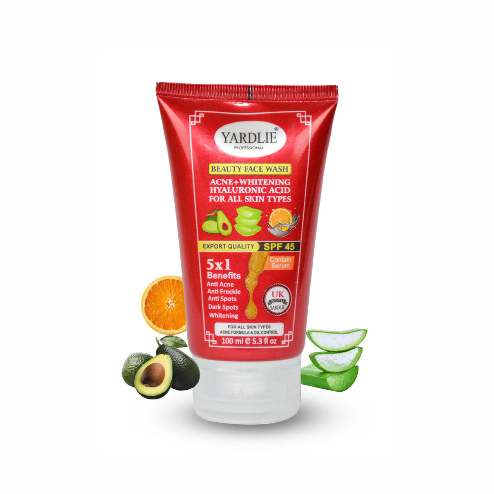 Yardlie Professional Beauty Face Wash + Sunblock SPF45